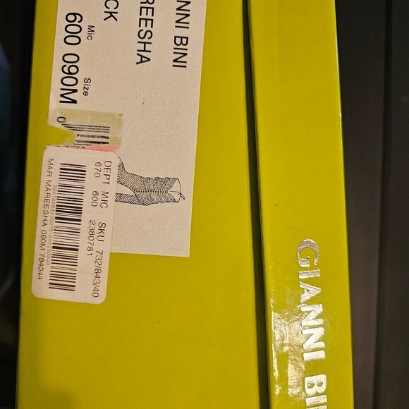 Gianni Bini Black Studded Ankle Booties - Picture 8 of 8